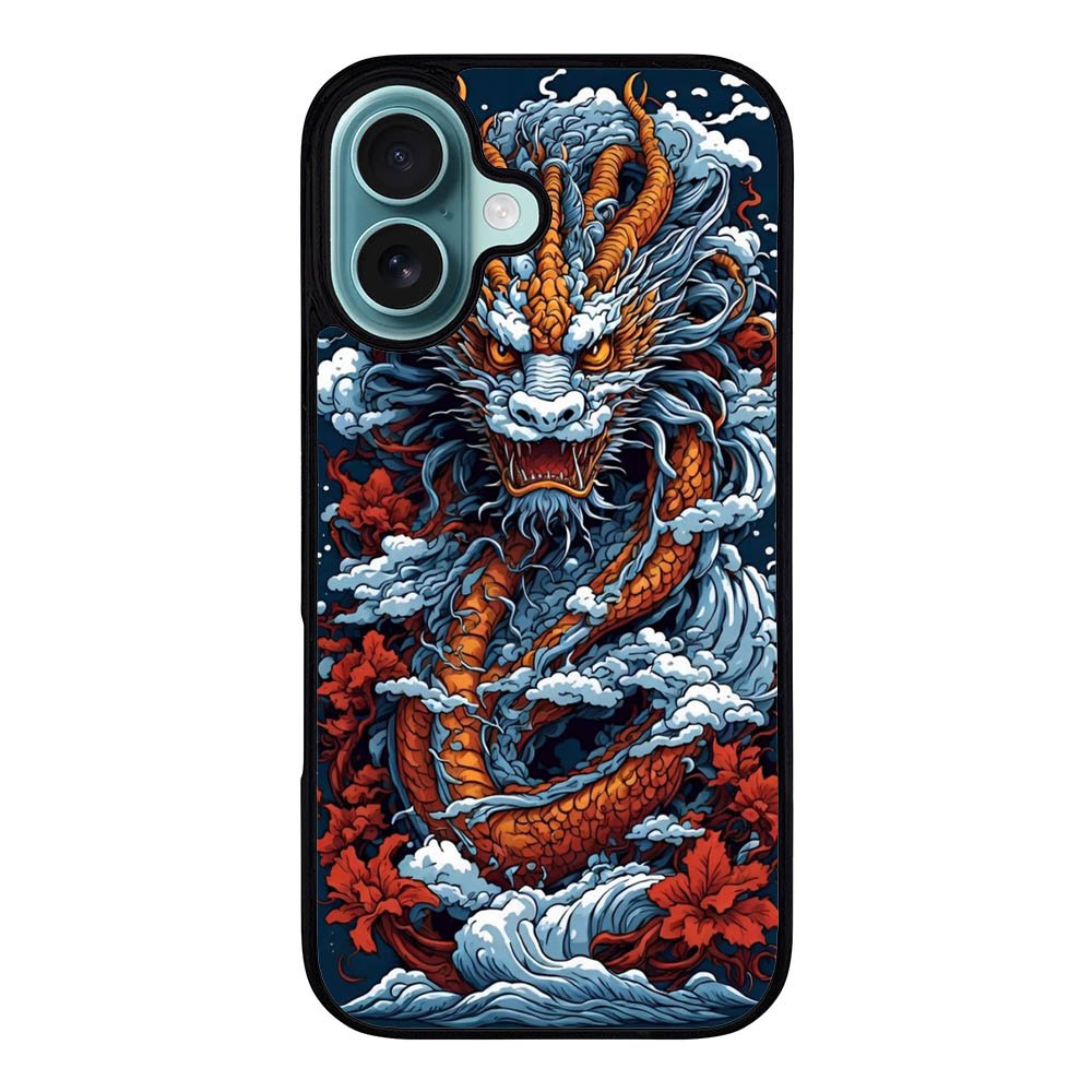 JAPANESE OSEAN DRAGON DL000222 iPhone 16 Case Cover