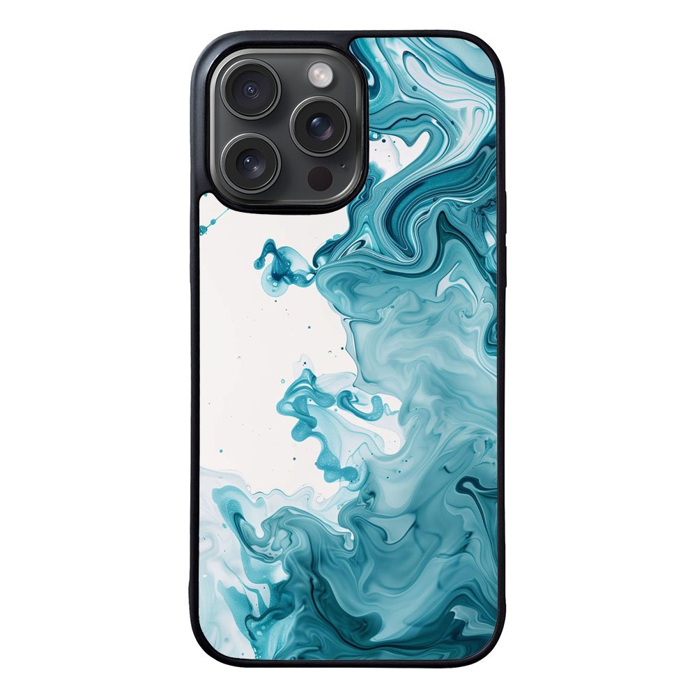 ABSTRAK MARBLED FLUID ART DL00024 iPhone 16 Pro Case Cover