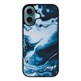ABSTRAK MARBLED FLUID ART DL00026 iPhone 16 Plus Case Cover