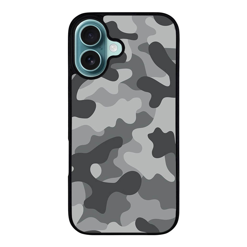 ARMY GREY CAMO DL00061 iPhone 16 Case Cover