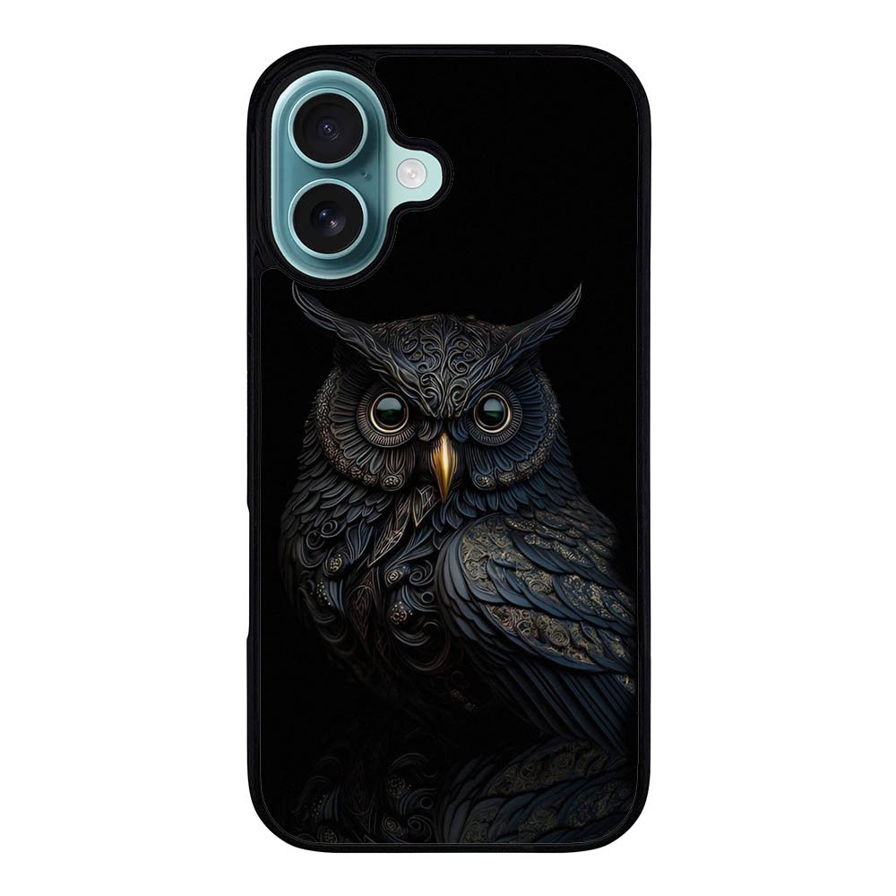 Owl Black NA00123 iPhone 16 Plus Case Cover