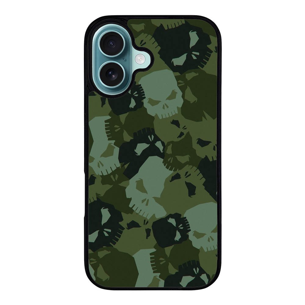 Skull camouflage RH0065C iPhone 16 Case Cover
