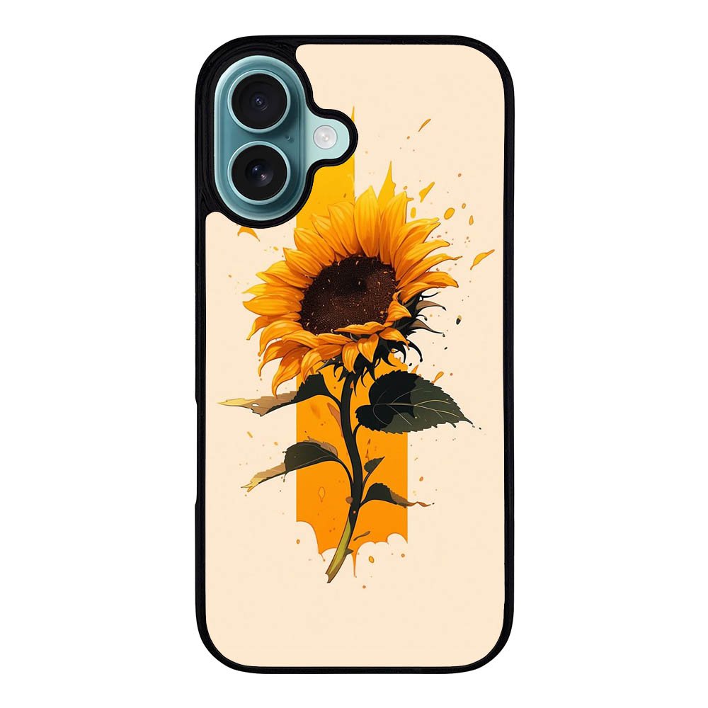 Elegant Sunflower RH0066 iPhone 16 Plus Case Cover