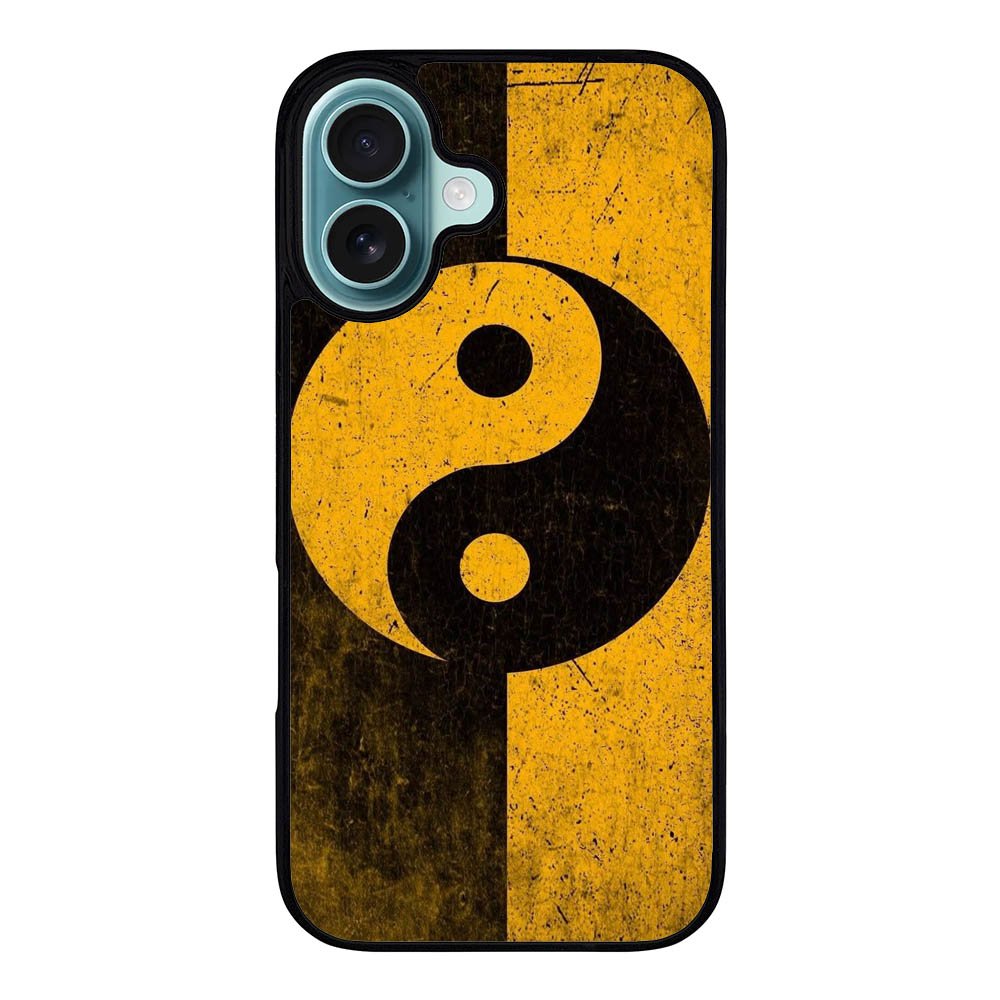 Ying Yang Yellow RH0246 iPhone 16 Case Cover